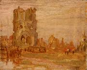 Alexander Young Jackson Cathedral at Ypres, Belgium oil painting